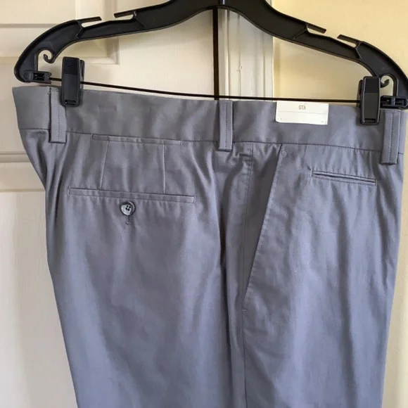 GTA Men’s Pants Straight Leg Slim Fit Grey Cotton SZ 40/34